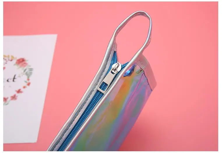 New Laser Cosmetic Bag Creative Personality Packet Stylish Simplicity Makeup Bag Cosmetics Storage Organizer Neceser Mujer