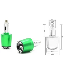 7/" 22 мм алюминиевый Универсальный руль мотоцикла акустическая система концы слайдеры с ЧПУ рукоятки руля колпачки наконечники для YAMAHA HONDA