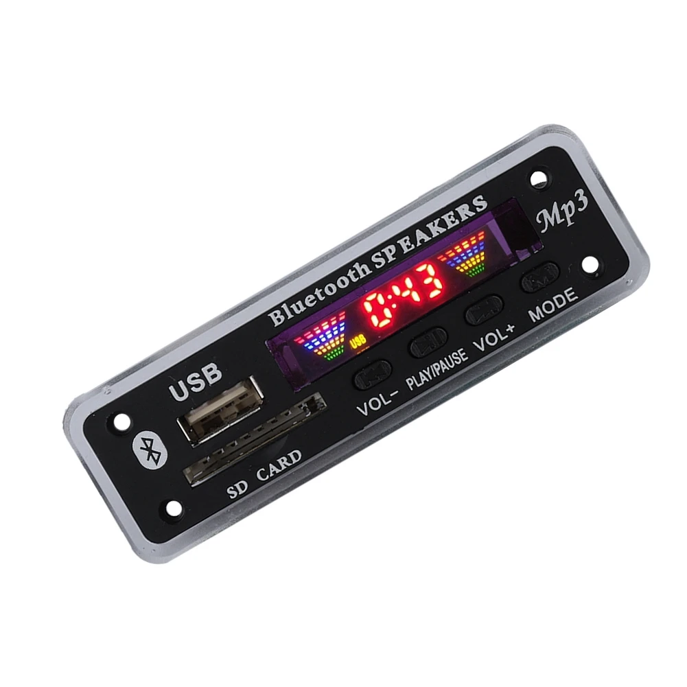 Плата декодера MP3 BT 5 0 4 цвета экран FM APE FLAC декодирующая плата модуль черные платы
