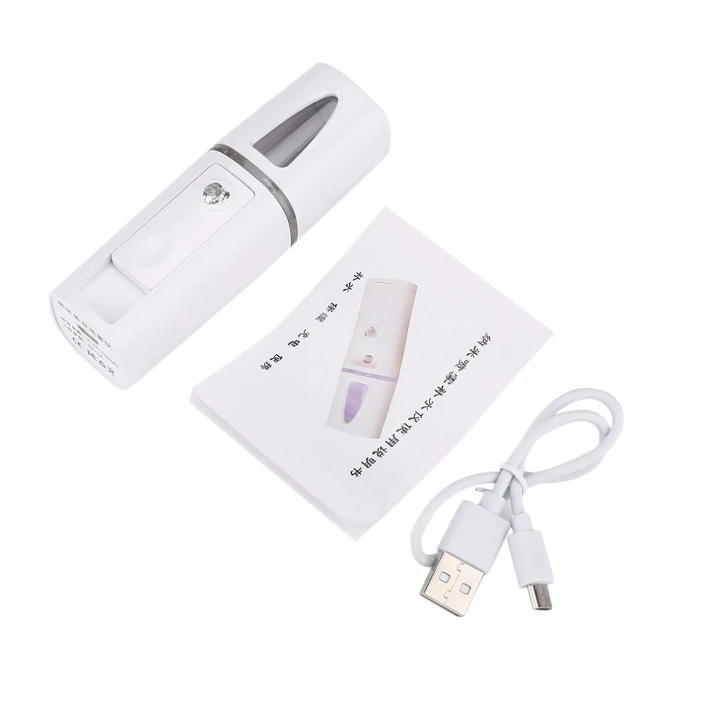 

Ultrasonic Vibration Technology Portable Nanoscale Hydrating USB Nano Mist Sprayer with 20ml Watertank & LED Indicator
