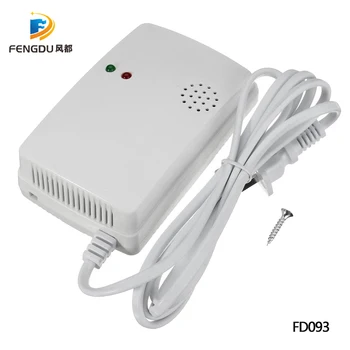 

Household Gas Sensor Wall Mounting Type 220V Gas Detector Natural Gas Sensor LPG Alarm Monitor Portable Gas Warning