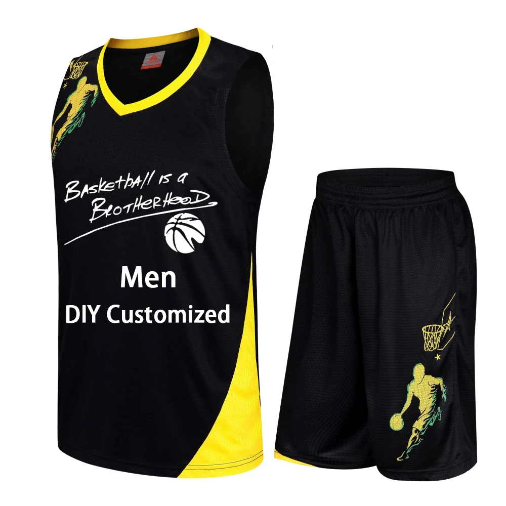 Men Basketball Jersey Running Sets Basketball Uniforms Pantalones cortos  Sportwear Basketball Jerseys camiseta baloncesto hombre - AliExpress