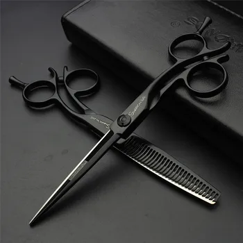 

Top hair products SHARONDS 6 inches two color professional hair scissors barber equipment stylist's first choice free delivery