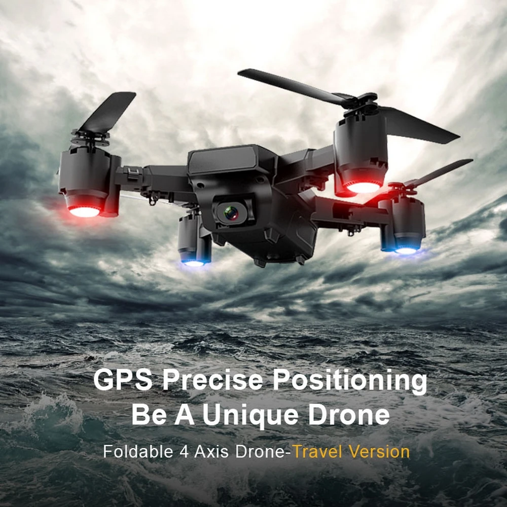 

Mini Foldable Professional RC Drone Helicopter With Camera HD Radio Control Toy Headless GPS Quadcopter Toys