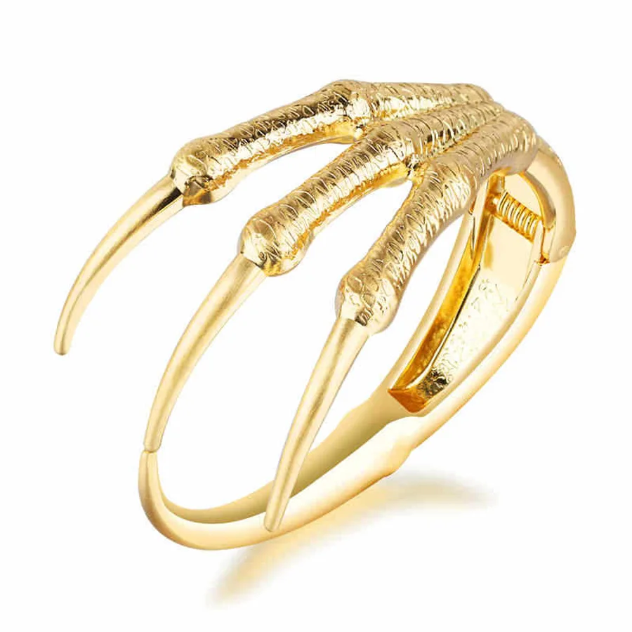 Скелет Руки Коготь Браслет для Для женщин jewelry Античное золото оптом челнока панк