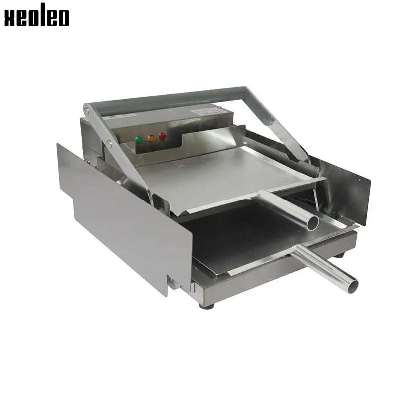 

Xeoleo Commercial Hamburger machine Double layer hamburger maker 750W Baking machine with Timing Stainless steel hamburger baker
