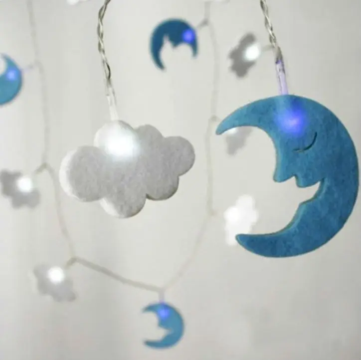 2.5m Discount Cloud & Moon Party Decoration Night Light Party Favors