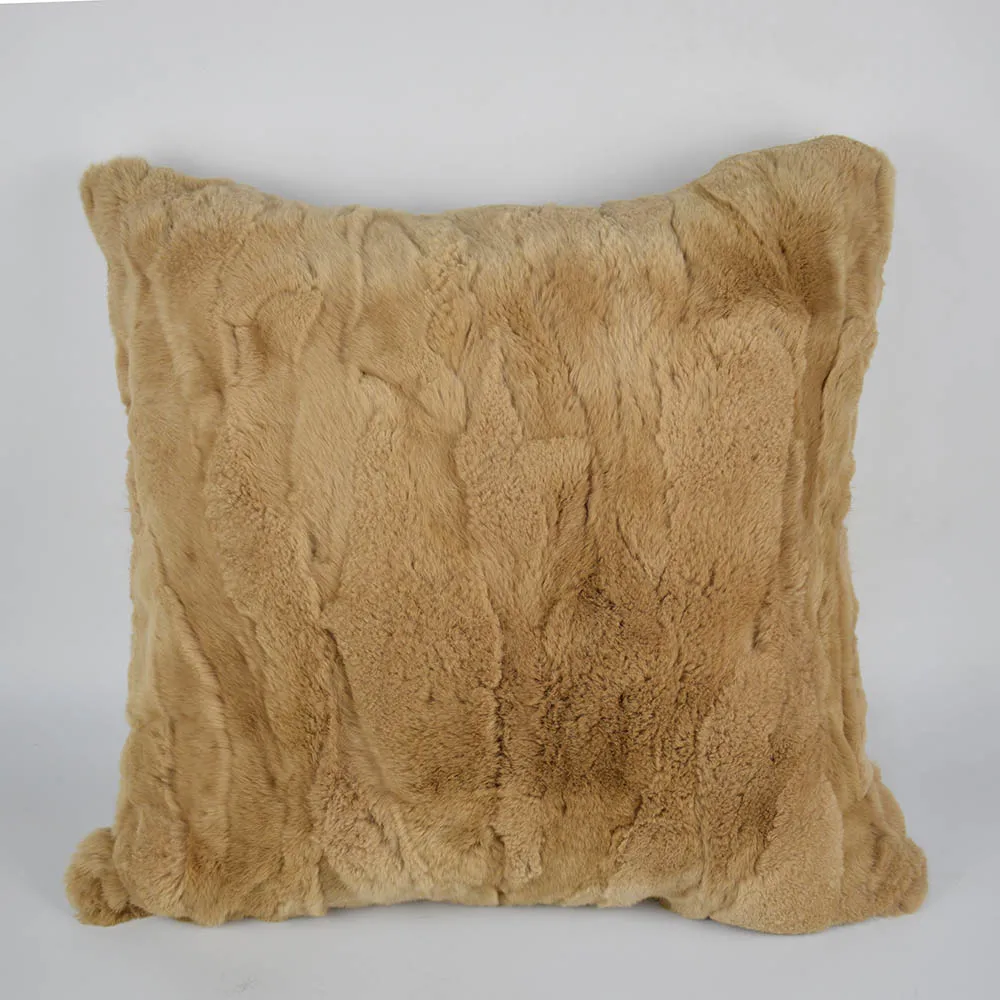rex rabbit fur pillow 4