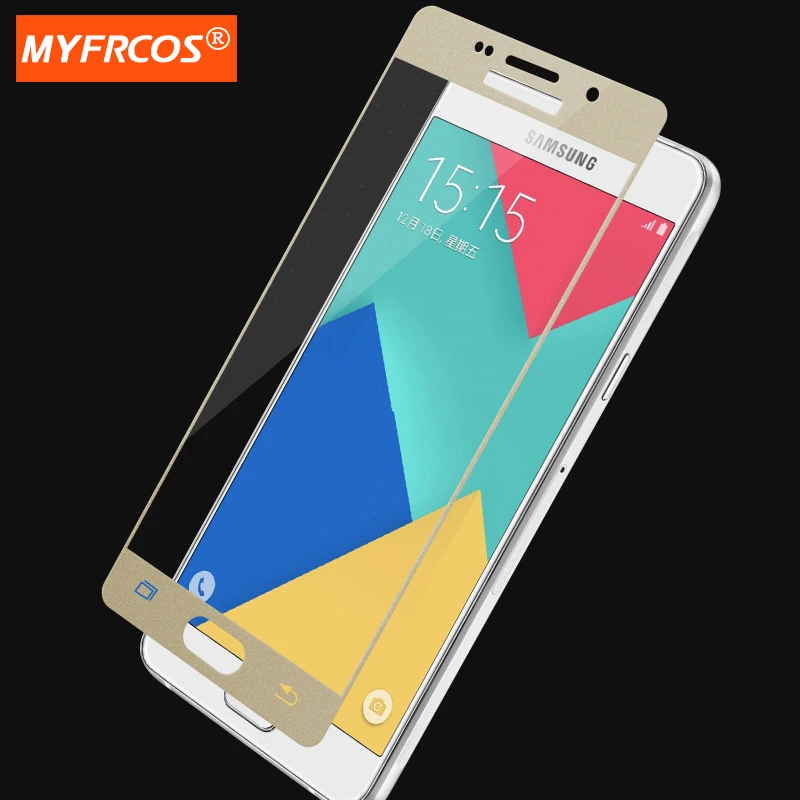 Закаленное стекло для Samsung Galaxy A5 2016 A5100 печать полный экран закаленное мембрана