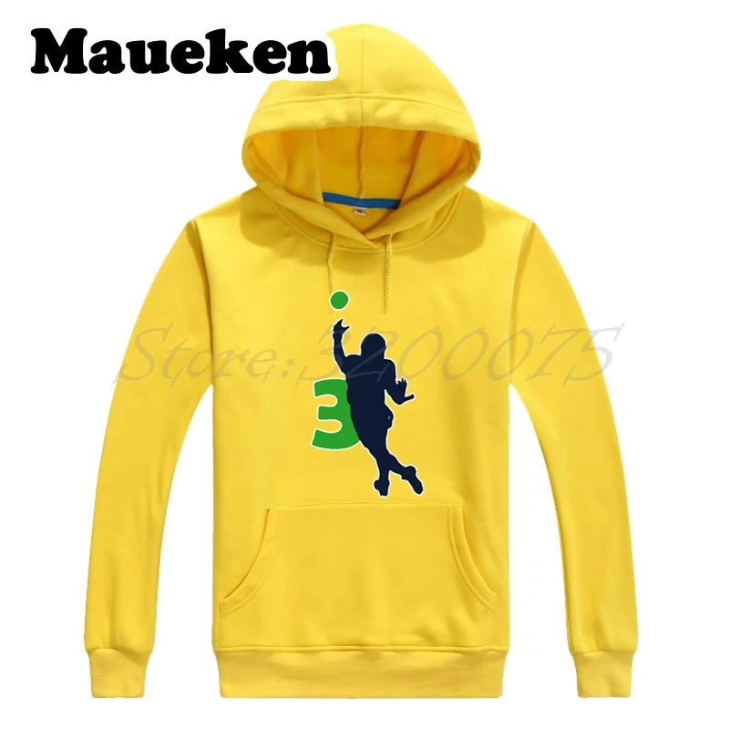 Для мужчин Russell Wilson 3 dangerruss толстовки badgerhawk кофты с капюшоном толстые осень-зима W17101608