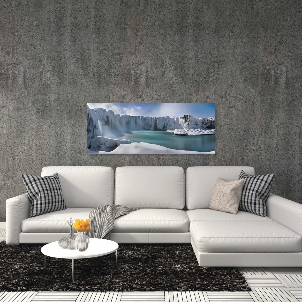 A Dream in the Moonlight by Valeriy Shcherbina - Snowy Landscape Art on Acrylic (1)