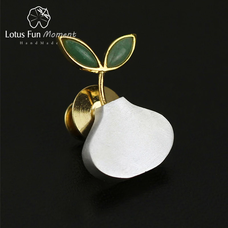 Женская Брошь Весна в воздухе Lotus Fun брошь ручного изготовления из настоящего