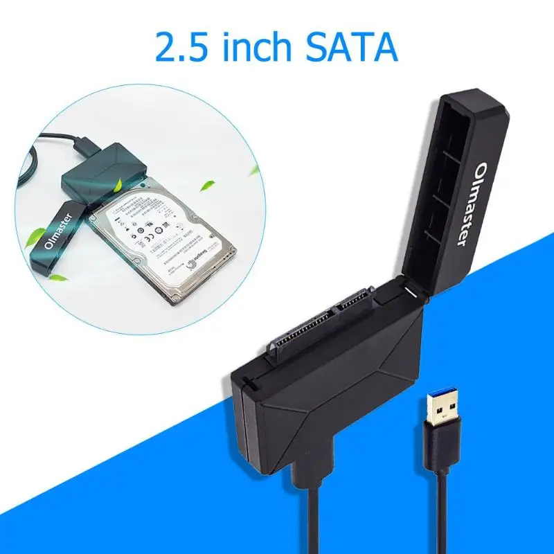 OImaster EB-0001-A 2,5 дюймов USB 3,0 на Sata SSD адаптер для жесткого диска кабель жесткого диска адаптер жесткого диска провод шнур для Win 10 для Mac OS