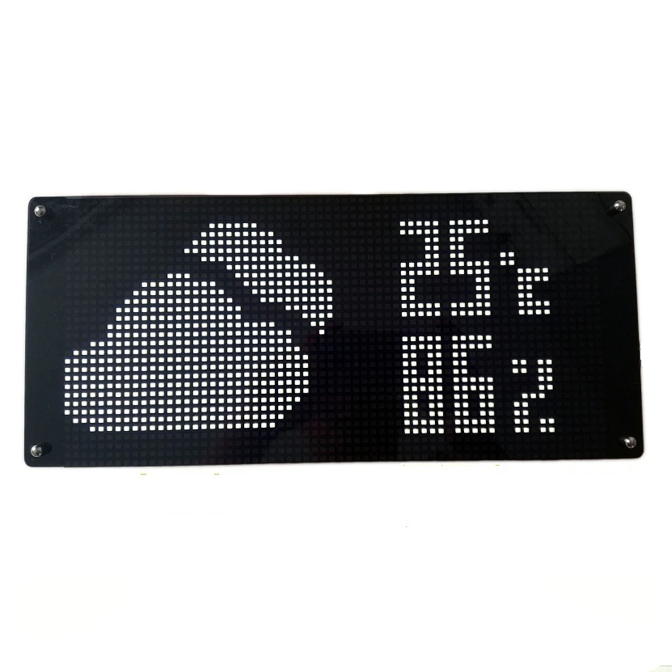  NTP Auto adjust time Wifi Network calibration time clock with weather temperature display glowing e