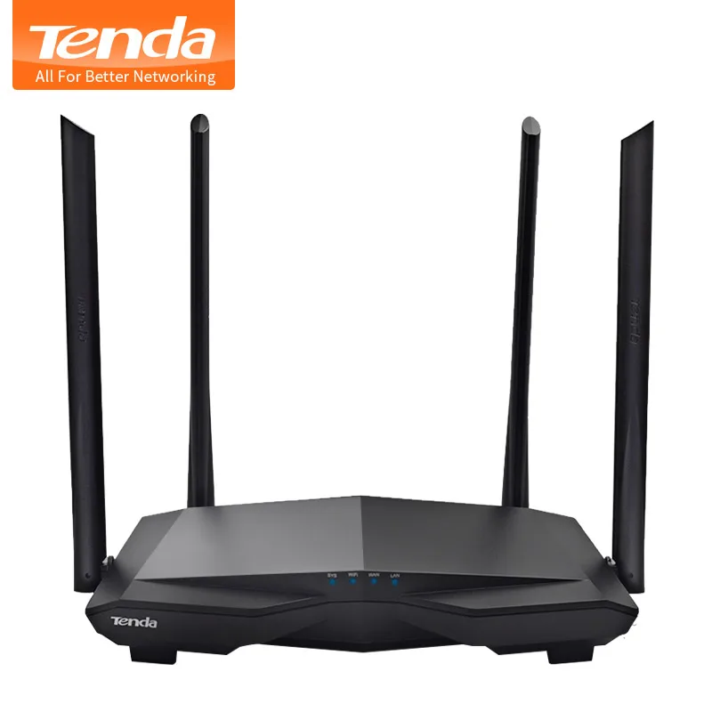 Tenda AC6 1200 Мбит/с Беспроводной Wi Fi роутер двухдиапазонный 2 4 ГГц/5 0 ГГц 11AC Смарт