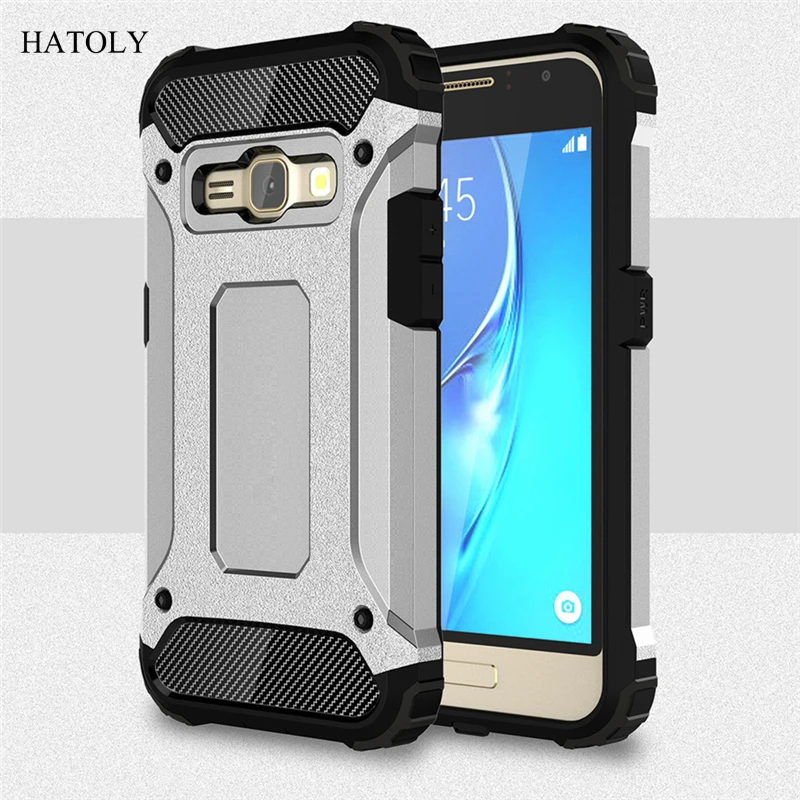 For Cover Samsung Galaxy J1 2016 Case Rubber Armor Hard Phone Case For Samsung Galaxy J1 2016 Cover For Samsung J1 2016 J120F <