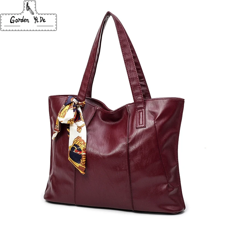 

Female Handbag 2019 Fashion Brand Women Leather Handbags Woman Large Shoulder Bags Casual Tote Bag Pouch Bolsas Black /Gray /Red