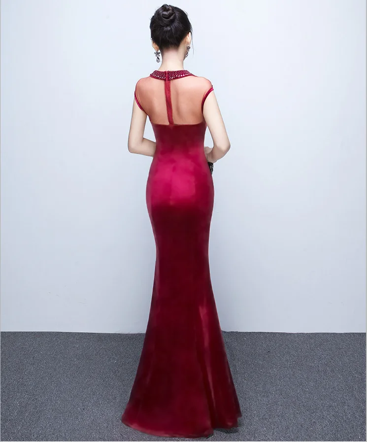 Женское платье туника женское Vestidos вечернее колокол Русалка бодикон богемное