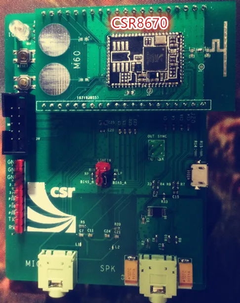 

CSR8670 8675 development board test machine, earphone, speaker, phone book, hearing aid