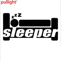 Autocollant de voiture drôle de sommeil, décalcomanie en vinyle pour JDM Illest Drift Hoon abaissé 