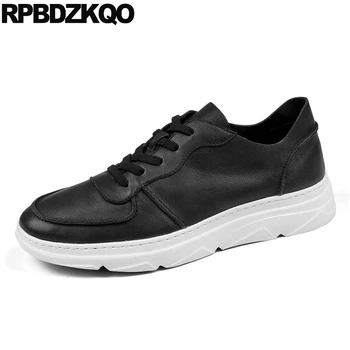 

high quality luxury trainers european white genuine leather new sneakers black runway handmade italian mens shoes brands real