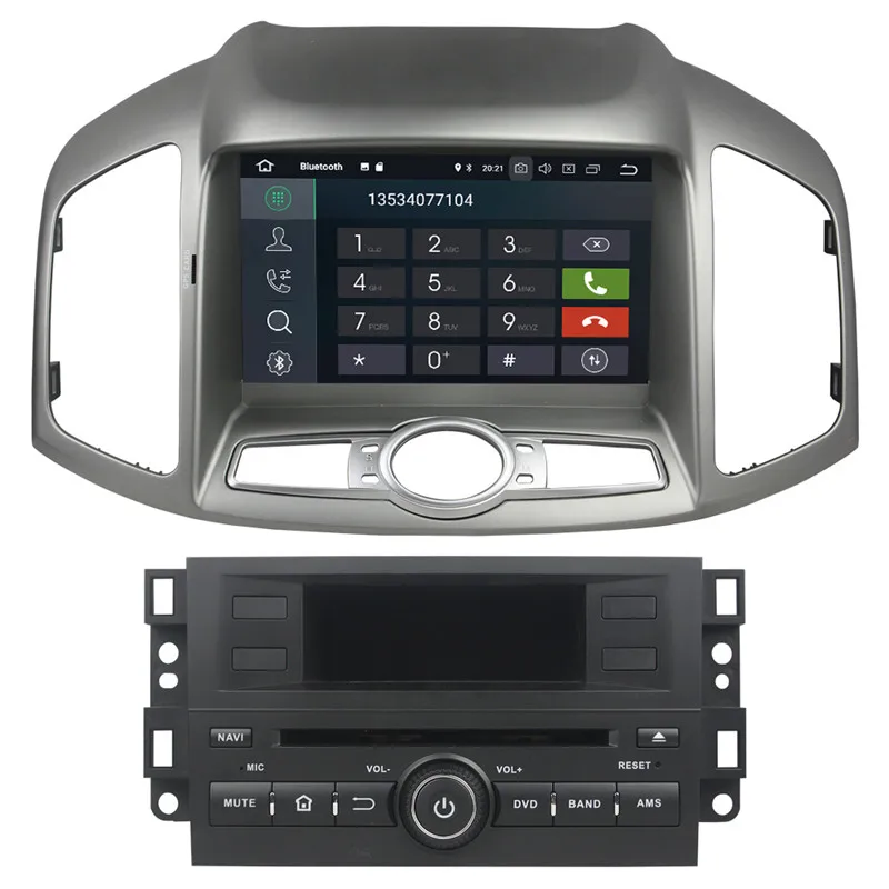 Perfect 8" Octa Core 4G WIFI Android 8.1 4GB RAM 64GB ROM Car DVD Multimedia Player Radio Stereo For Chevrolet Captiva Epica 2012-2018 2