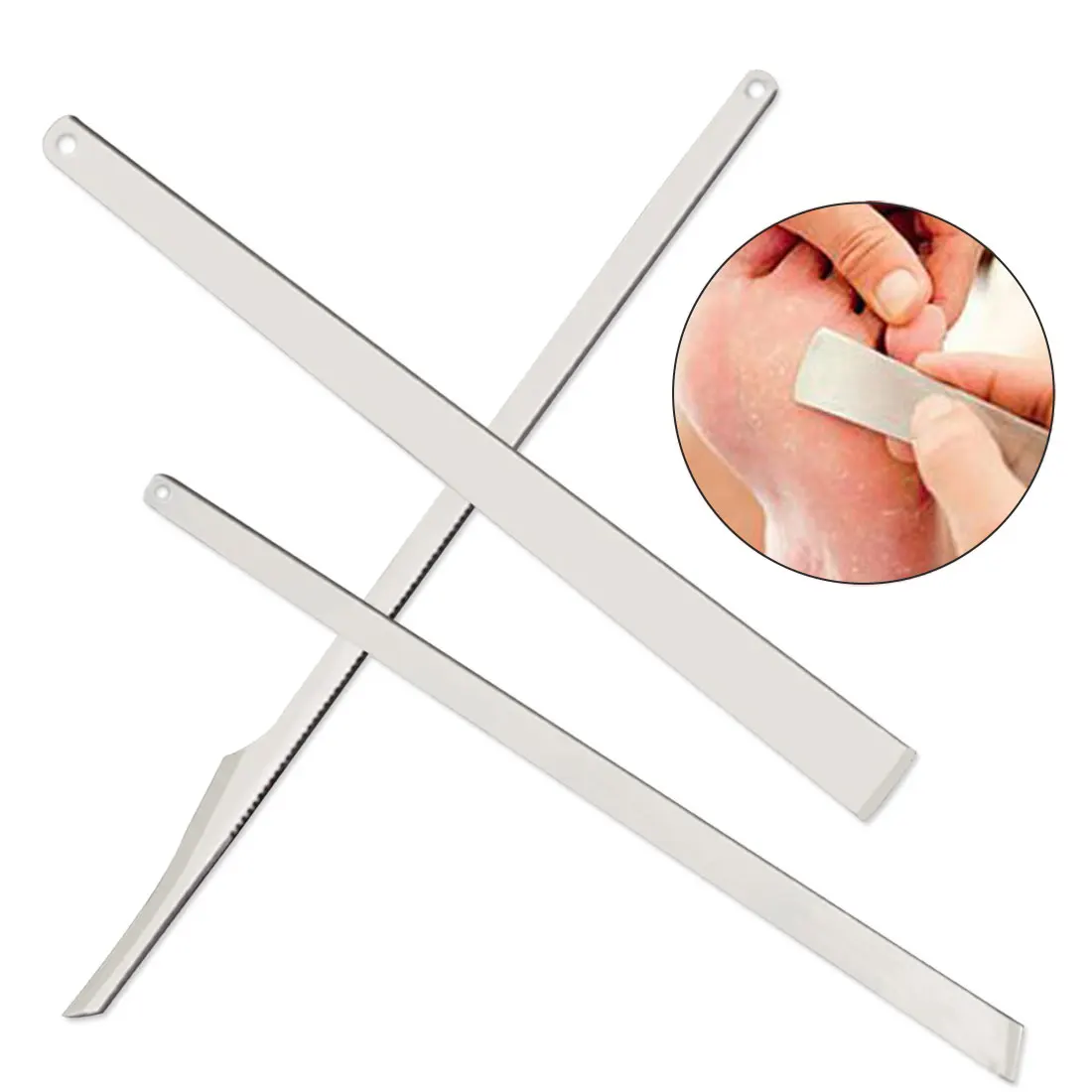 Boxed Stainless Steel Toenails Feet Pedicure Knife Kit Nail Clipper