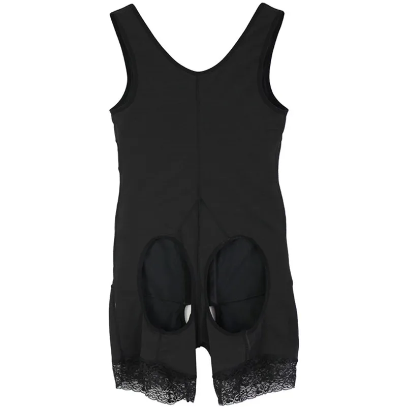 New Women Summer Autumn Seamless Firm Control Solid Shapewear Sexy backless Hip-lift Faja Open Bust Bodysuit Body Shapers #4Ma02 (8)