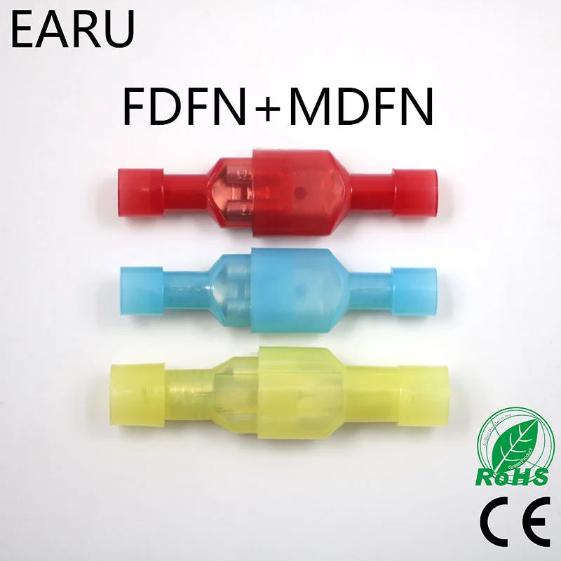 100 шт. латунные зажимы для контактов MDFN + FDFN FDFN|crimp terminal connector|connector crimpterminal connector |