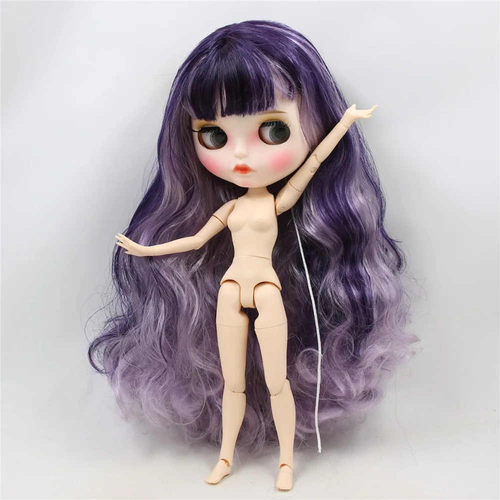 Neo Blythe Doll with Multi-Color Hair, White Skin, Matte Pouty Face & Custom Jointed Body 4