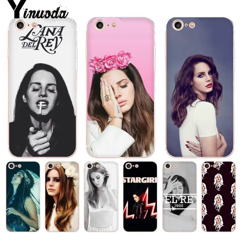 

Yinuoda Lana Del Rey Coque Shell Phone Case for iPhone 8 7 6 6S Plus X 10 5 5S SE XS MAX XR Cover11 11pro 11promax