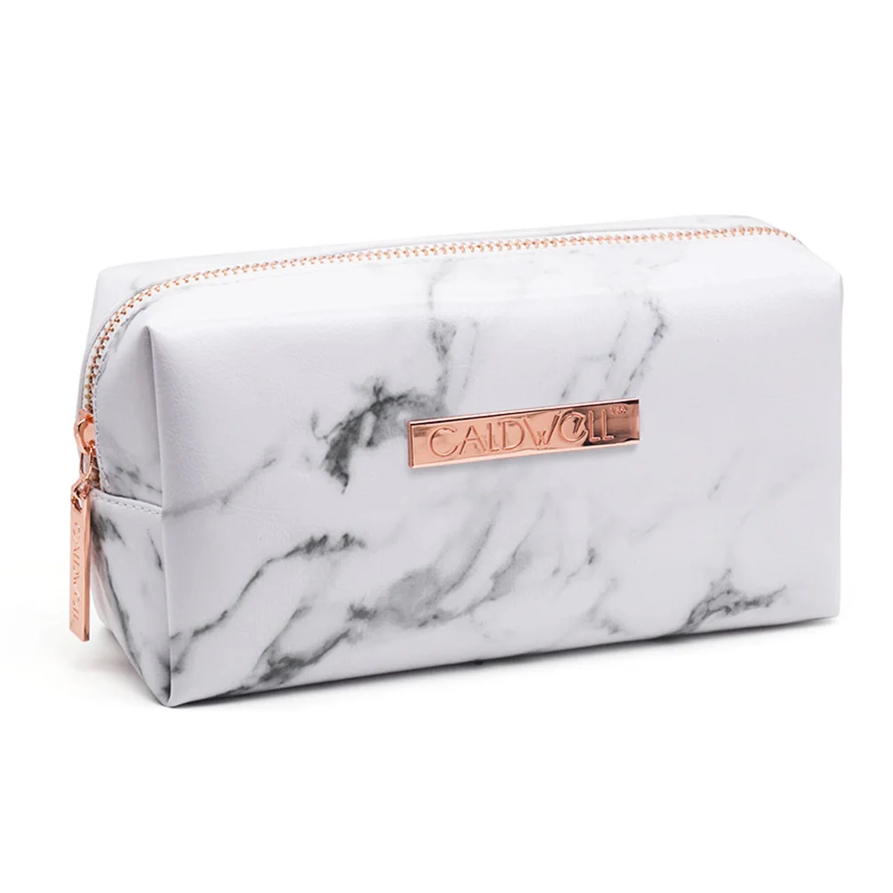 

Ladies Makeup Cosmetic Bag Marble Pattern PU Leather Storage Brushes Pouch For Travel AB@W3 Women bag