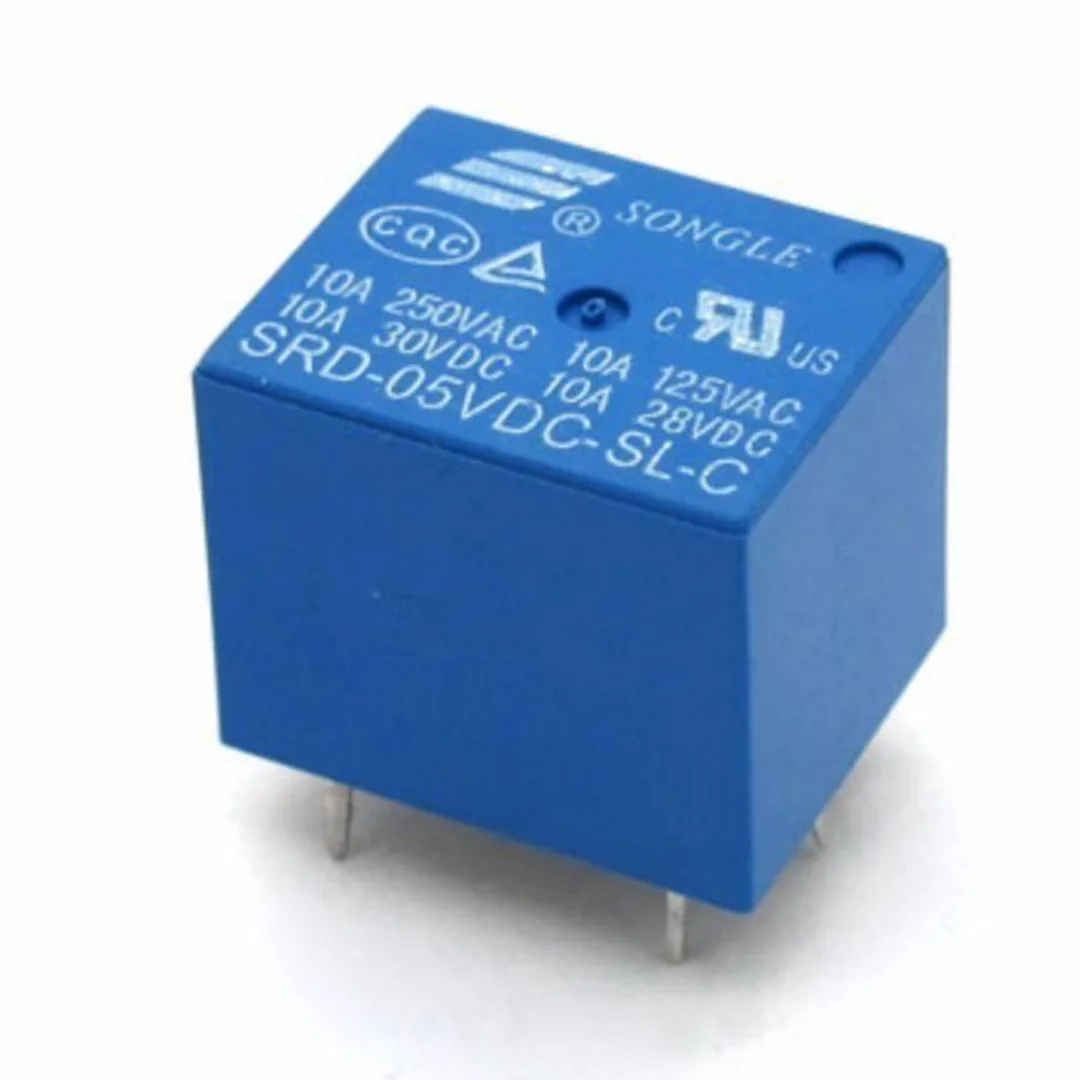 2pcs / 5pcs / 10pcs SRD-05VDC-SL-C Power Relay T73-5V DC 5V 10A 5 Pin Mayitr Durable Relays Electrical Supplies