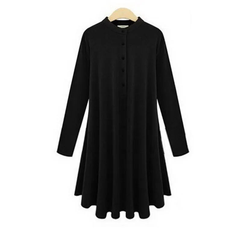 Винно красное винтажное платье Vestido 2020 весеннее Деловое с длинным рукавом 5XL