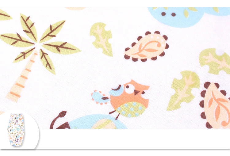 Parabebe напечатаны новорожденных пеленать обертывание 95% хлопок мягкие младенческие предметы для новорожденных пеленка обертывание одеяло