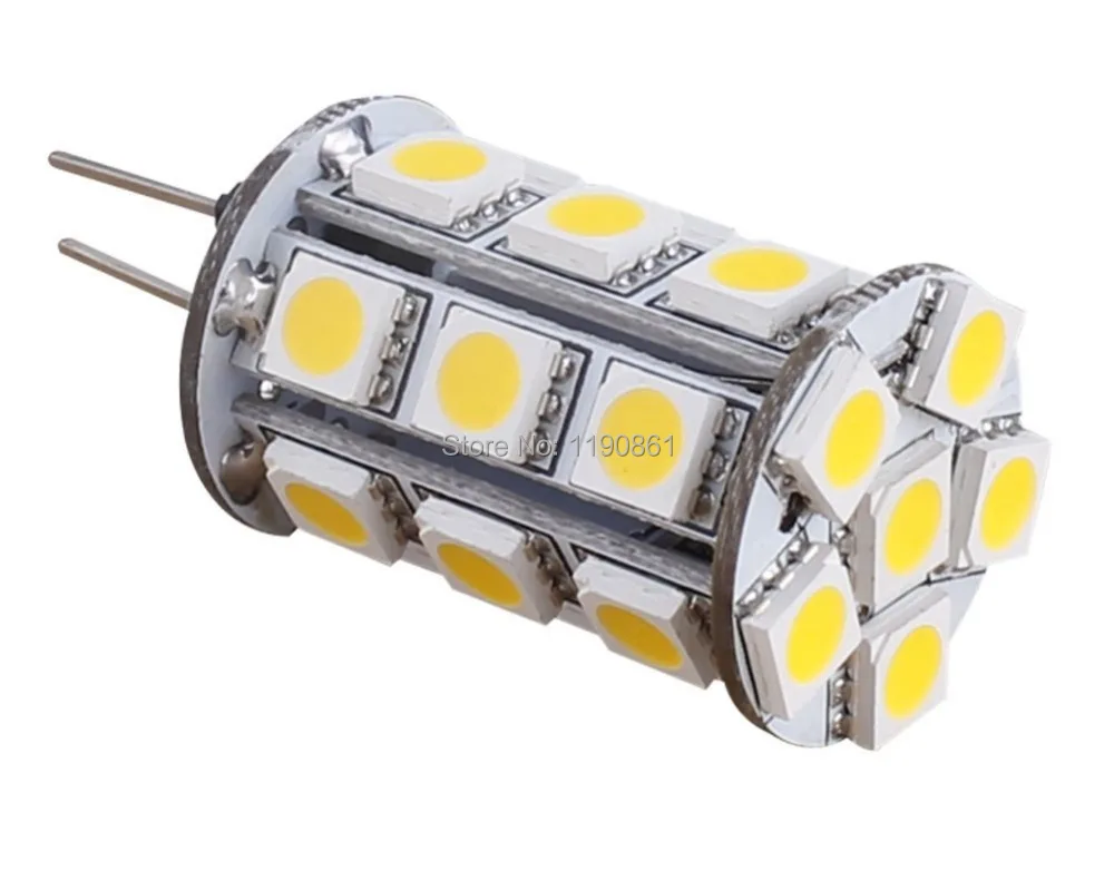 G4 светодиодный светильник 4 Вт 5050 SMD 360 лм теплый белый/белый 12 в пост. Тока высокая