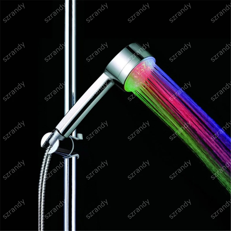 RGB 3 цвета светодиодный Насадки для душа дома ванна ABS Температура Сенсор Управление Ванна Сопла Лидер продаж