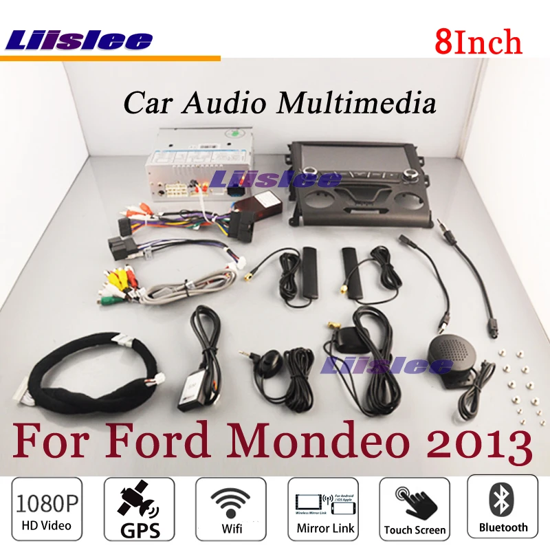 Top Liislee For Ford For Mondeo 2013 Stereo Android Radio DVD Player 3G Wifi BT GPS MAP Navigation 1080P System Original NAVI Design 5