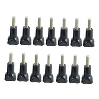 New Arrival 14pcs/Set for GoPro Plastic Short Thumb Knob Screws with Nut for Xiaomi Yi for GoPro Hero 1 2 3 3+ 4 5 Screw Mount