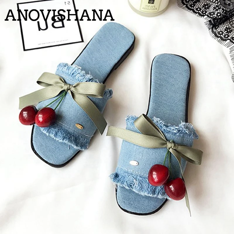 blue jeans sandals