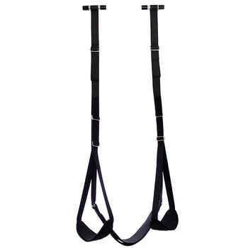 camaTech Adult Game Love Sex Swing Chair Fetish Sling Bondage w/ Seat Leg Pad Hanging Door Swing Straps Sex Furniture For Couple 6