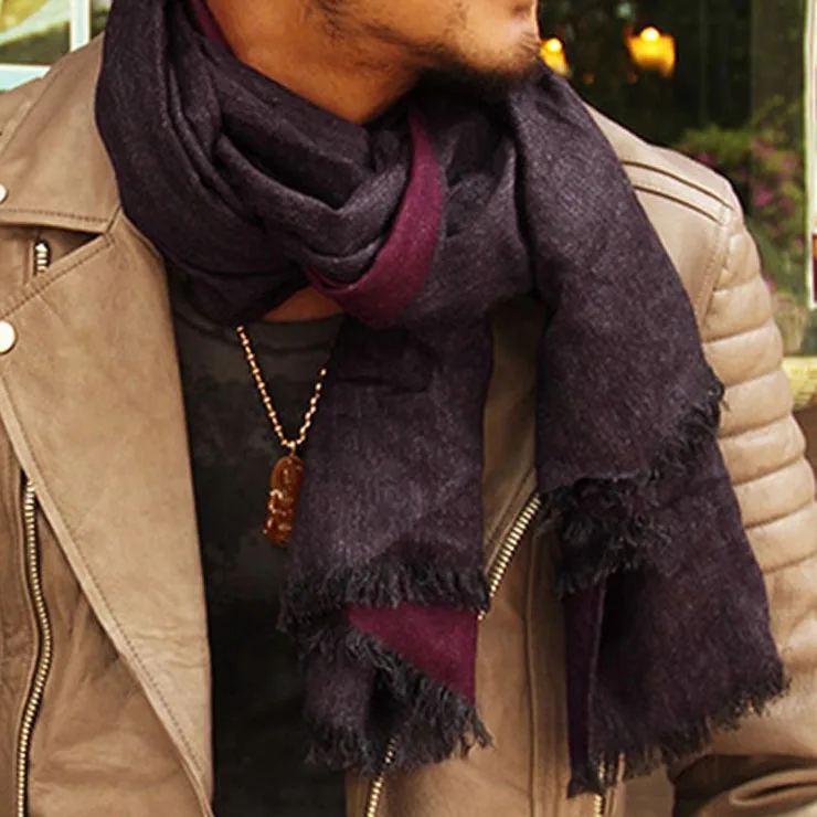 Kopen Luxe Merk Kasjmier Sjaal mannen 2018 Modieuze kwastje Britse winter sjaals stiksels winter warm sjaals pashmina sjaal