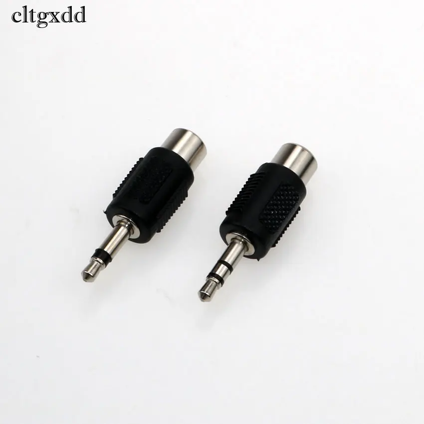 

cltgxdd RCA Jack Connector to Jack 3.5mm Mono/Dual-channel Turn AV Lotus Adapter Nickle plated Quality plastic Audio RCA Plug