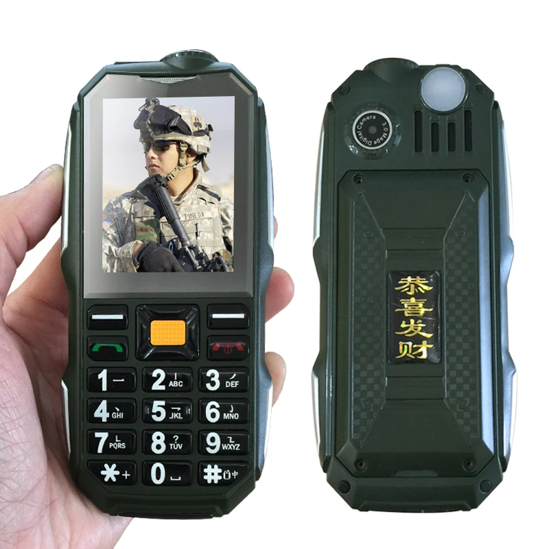 Rugged Out Door Mobile Phone Dual SIM Speed Dial Two Flashlight Power Bank GPRS Russian Key Senior Dropproof Telephone P290 Rugged Out Door Mobile Phone Dual SIM Speed Dial Two Flashlight Power Bank GPRS Russian Key Senior Dropproof Telephone P290