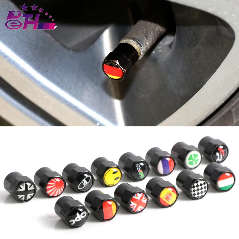 

4pcs/lot Carbon black Car motorcycle bicycle Wheel Tire Valve Cap Tyre Dust Cap For lada seat FR opel OPC skoda vrs Accessories