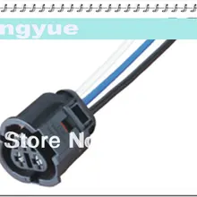 Longyue 2 шт. 3 way радиатор температура охлаждающей жидкости Сенсор вилка подключения VW Jetta Golf MK4 Жук Пигтейл 15 см проволоки