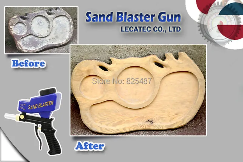 LEMATEC AS118 Sandblaster Air Gravity Feed Blast Gun With Four Nozzle Replaceable Tips Abrasive Sand Blasting Pneumatic Tools LEMATEC AS118 Sandblaster Air Gravity Feed Blast Gun With Four Nozzle Replaceable Tips Abrasive Sand Blasting Pneumatic Tools