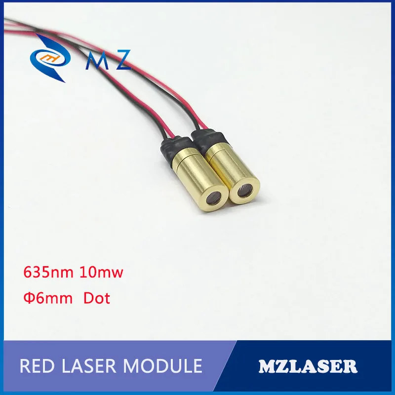 

Red laser module 6mm 635nm10mw dot laser module Mini laser module