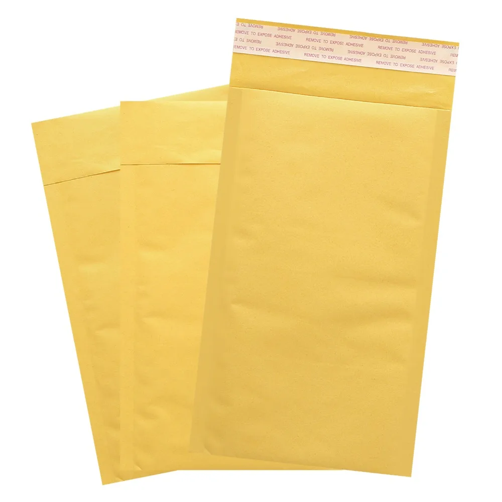 Крафт-бумажный пузырьковый конверт с пузырчатой пленкой, подарочная упаковка, модная сумка для свадьбы, противоударный защитный конверт почтовый конверт, 25 шт