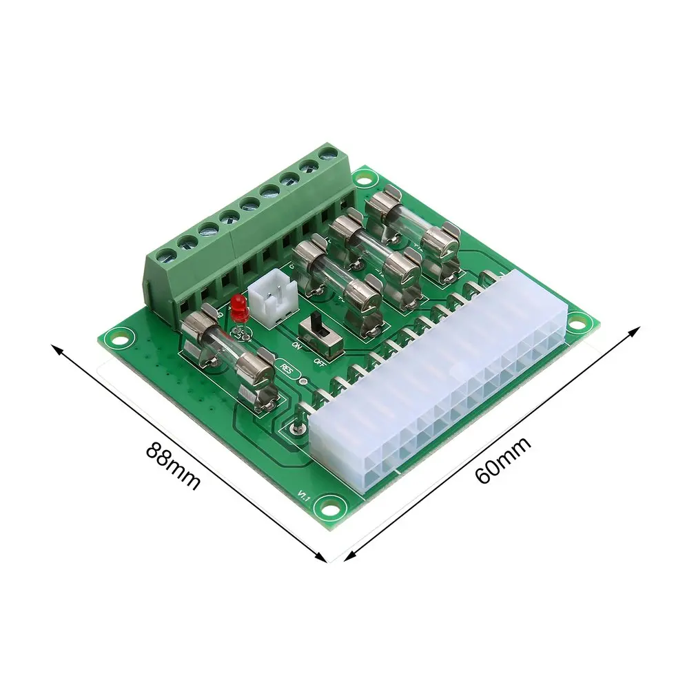 

ATX Power Adapter Computer PC Power Supply Board Adapter Extension Module DIY Kits Power Supply DC Plug Connector